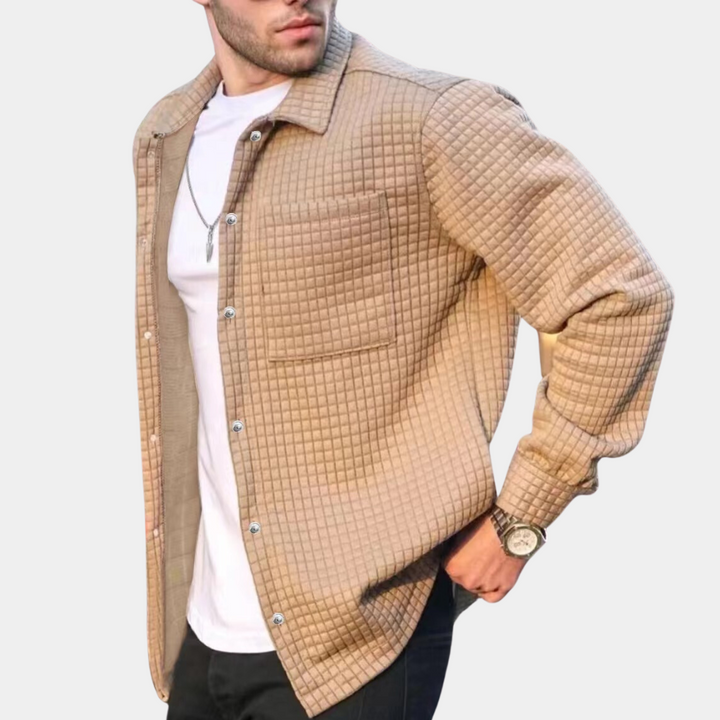 Gio Lined Square Structure Overshirt